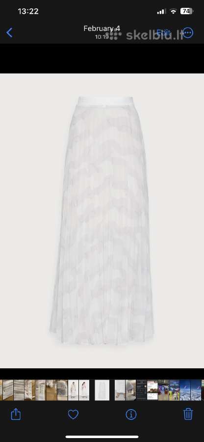Tommy Hilfiger Icon pleated Maxi skirt