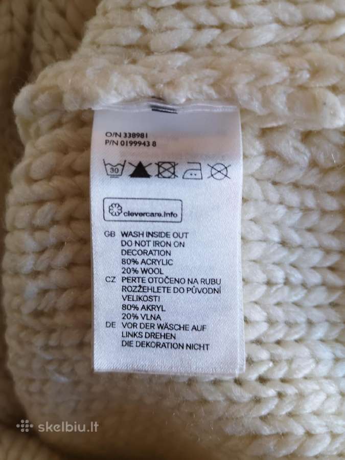 H&m šviesus puošnus megztinis - nuotraukos Nr. 8
