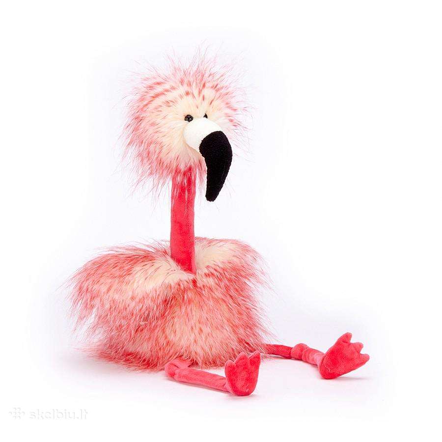 Jellycat Flora Flamingo minkštas žaislas