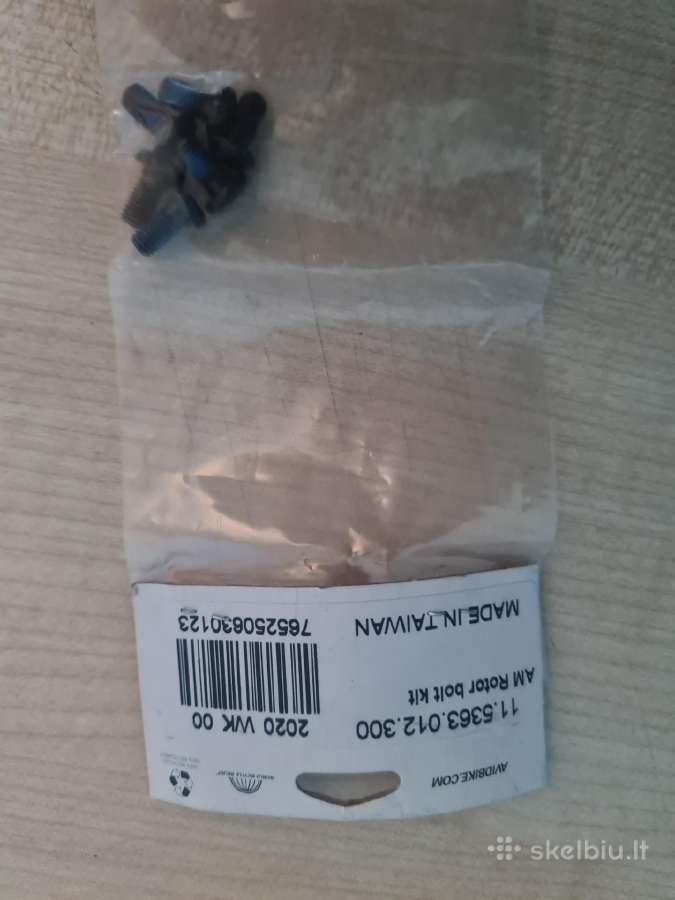 Nauji originalūs dviračių stabdžių rotorio varžtai