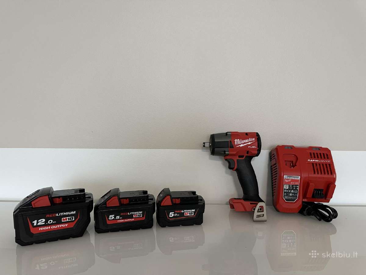 Milwaukee M18 Fmtiw2f12-502x veržliasukis 881nm - nuotraukos Nr. 2