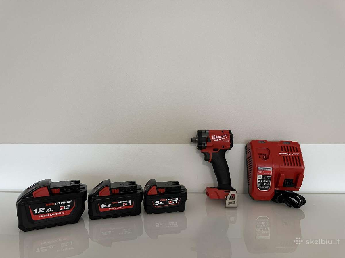 Milwaukee M18 Fmtiw2f12-502x veržliasukis 881nm - nuotraukos Nr. 3