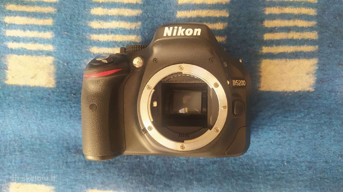 Nikon D5200 + Objektyvas - nuotraukos Nr. 3