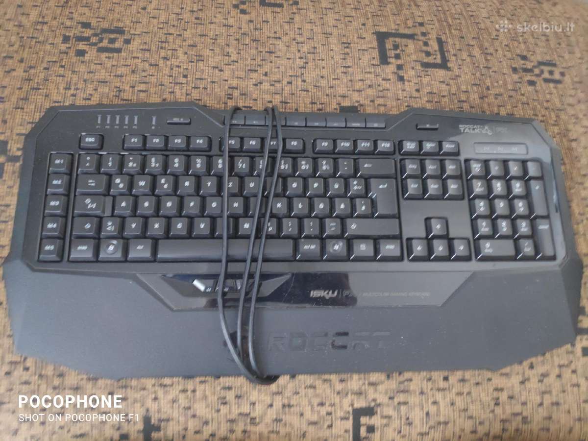 Roccat mechanines ir membranines zaidimu klaviatur - nuotraukos Nr. 4