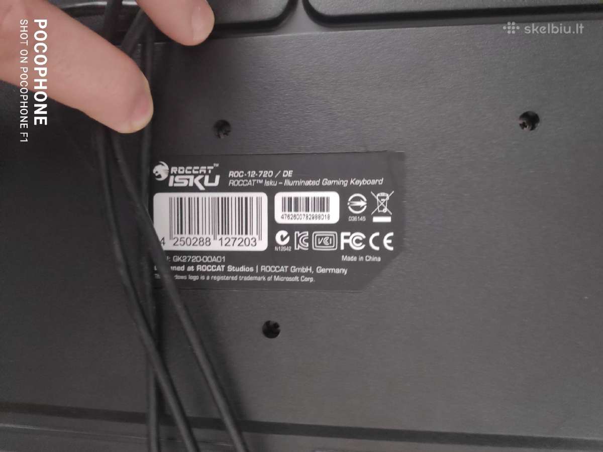 Roccat mechanines ir membranines zaidimu klaviatur - nuotraukos Nr. 5