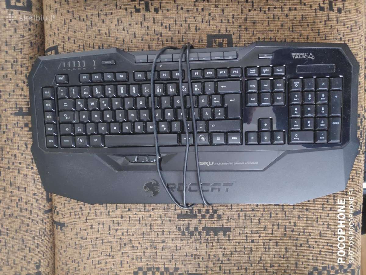 Roccat mechanines ir membranines zaidimu klaviatur - nuotraukos Nr. 3