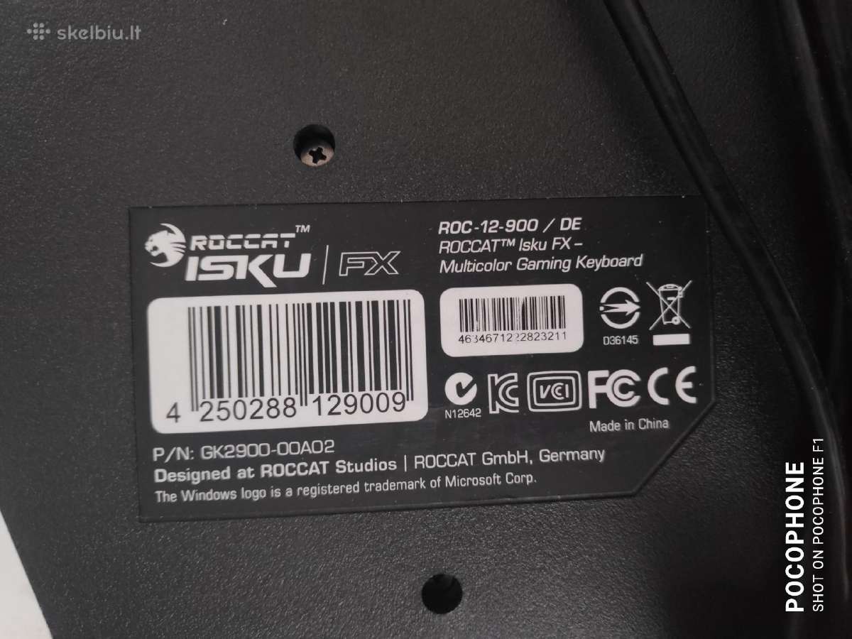 Roccat mechanines ir membranines zaidimu klaviatur - nuotraukos Nr. 7