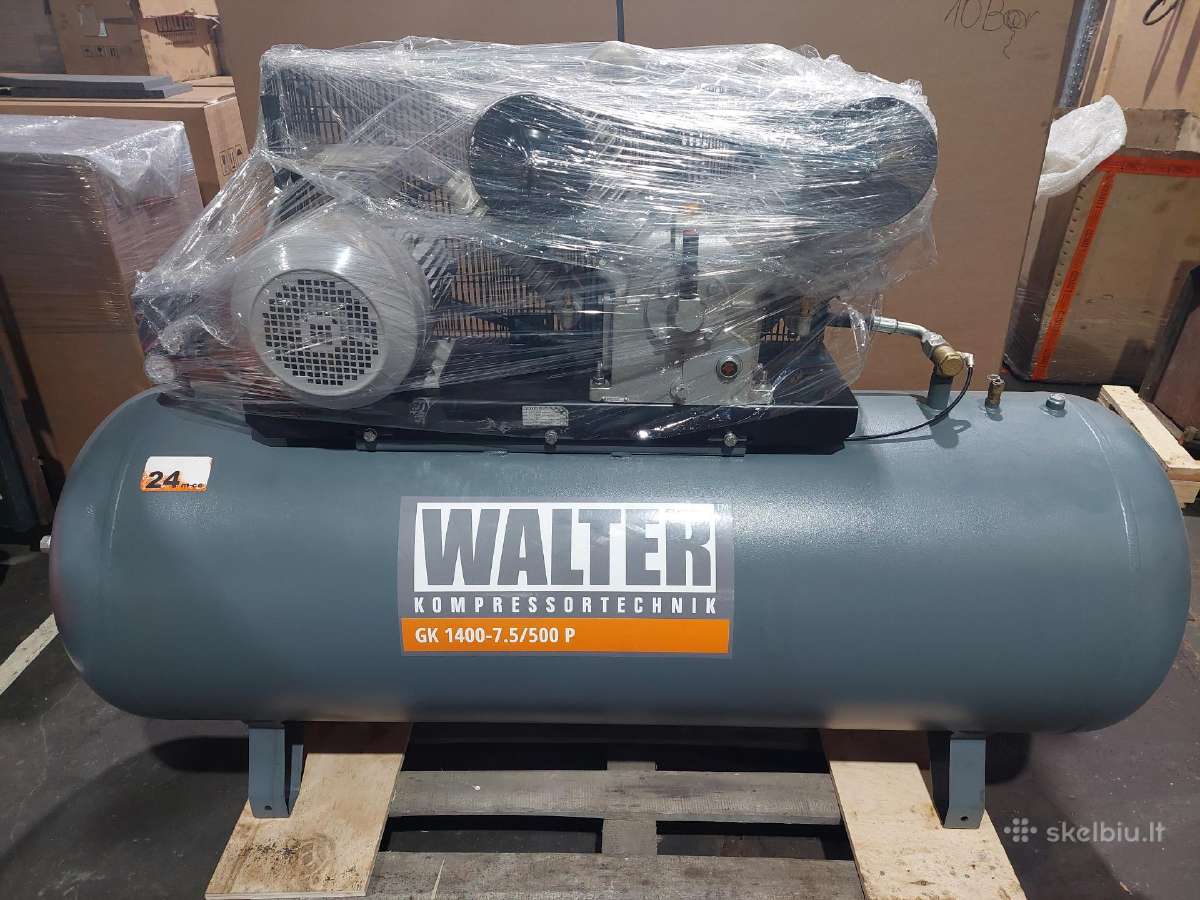 Kompresorius Gk1400 / 500 Walter naudota