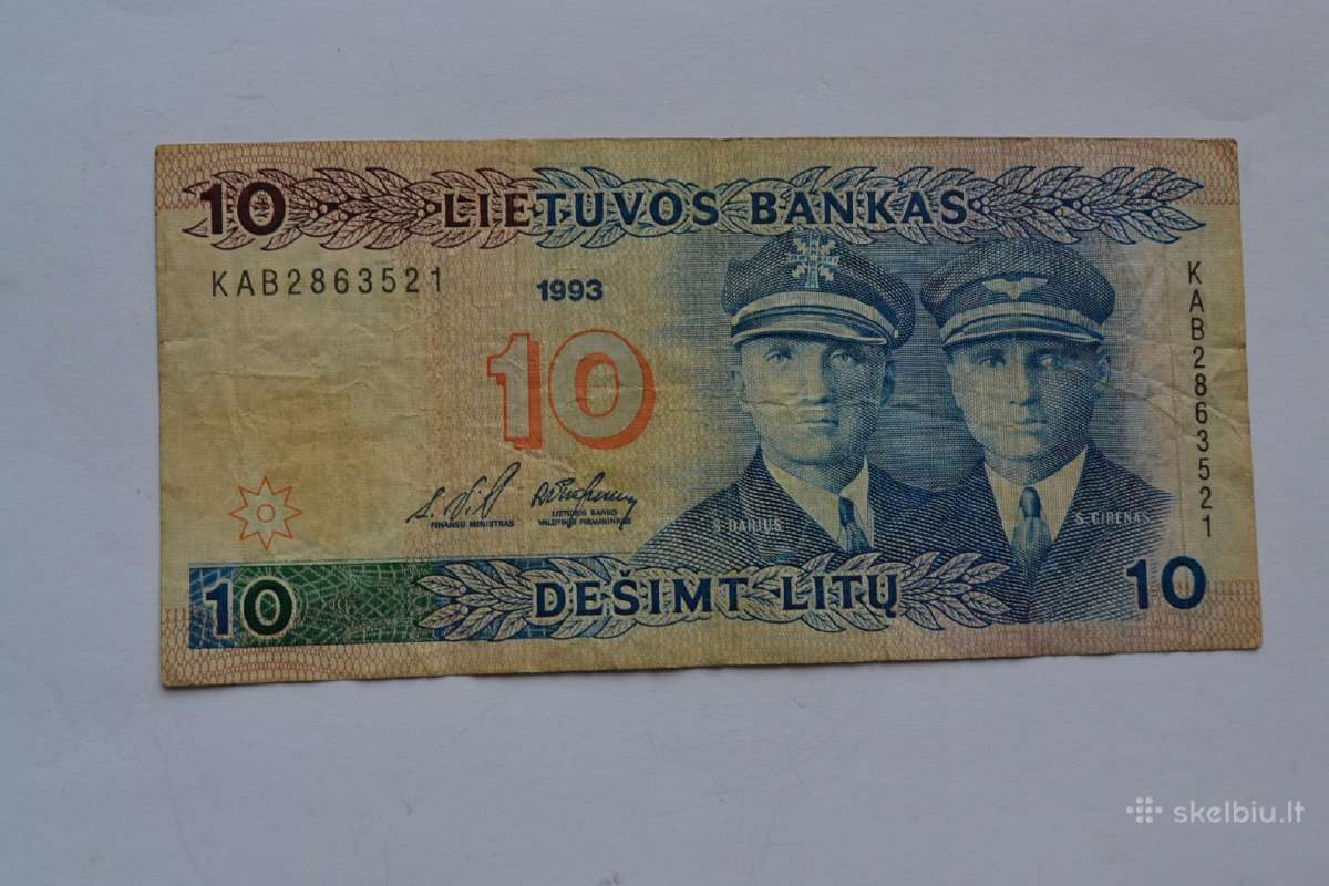 10 litu 1993 m.