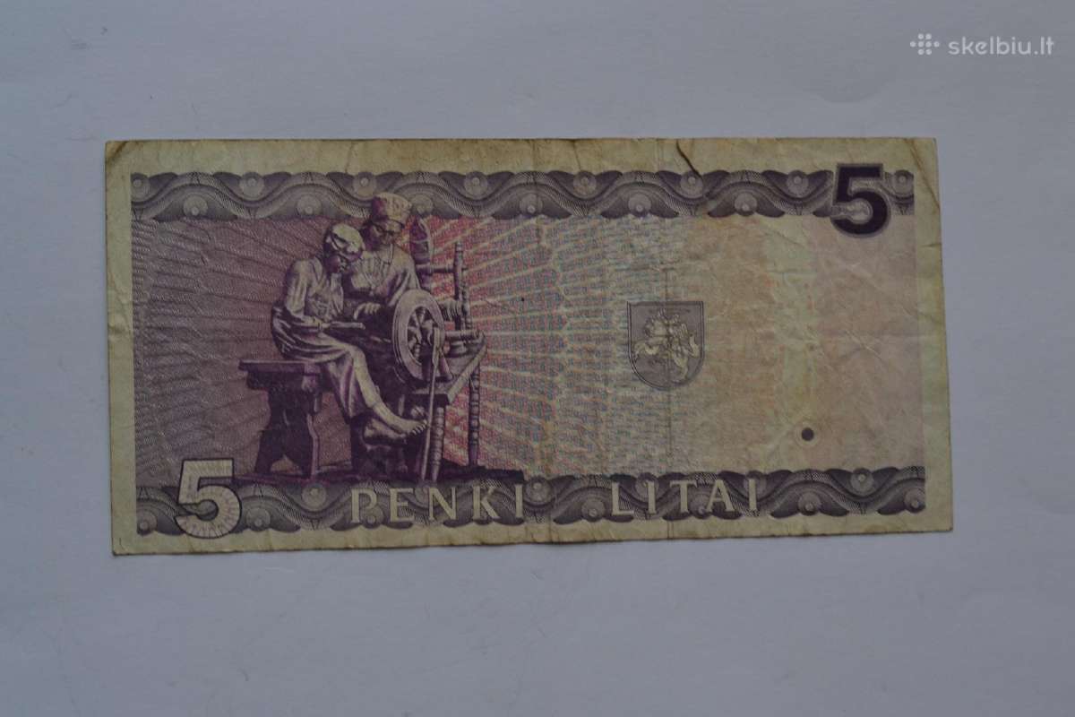 5 litai 1993 m. - nuotraukos Nr. 2