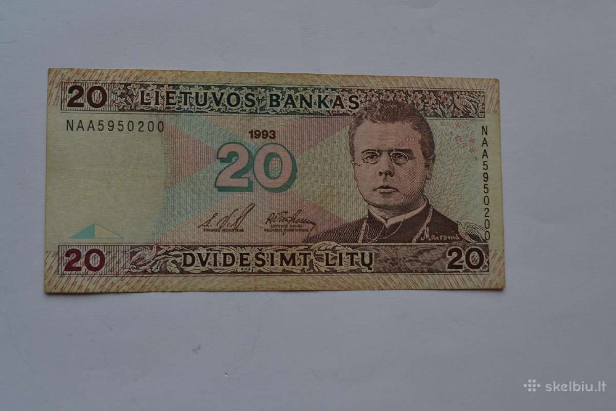20 litu 1993 m.