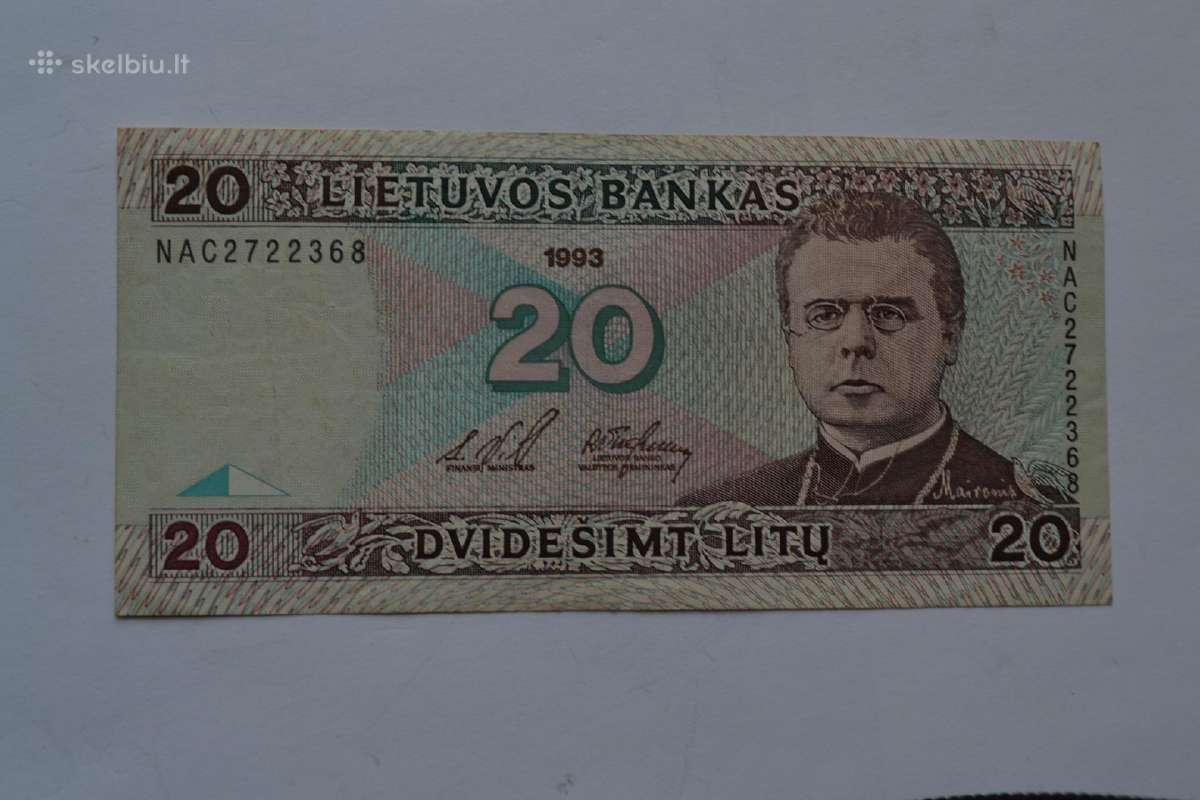 20 litu 1993 m.
