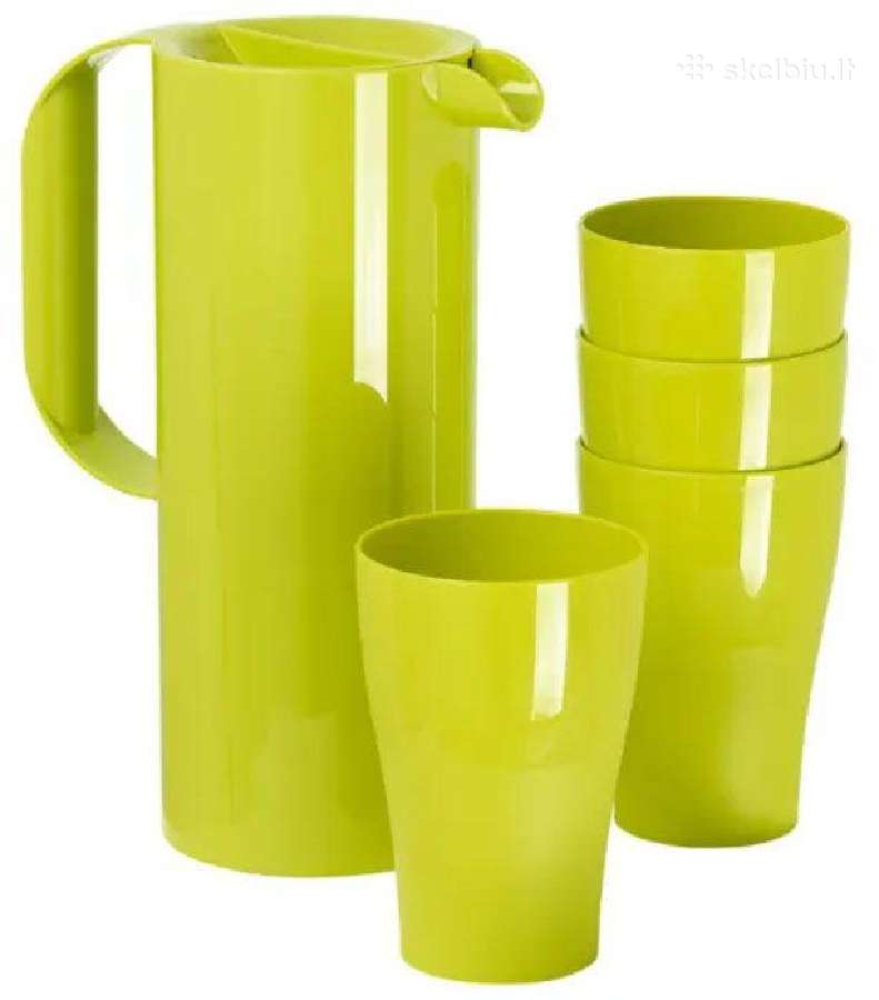 Koziol grafinas su puodeliais, 1,4ltr