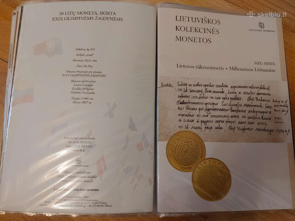 Lietuvos Banko lankstinukai - komplektas 2007-2014 - nuotraukos Nr. 16