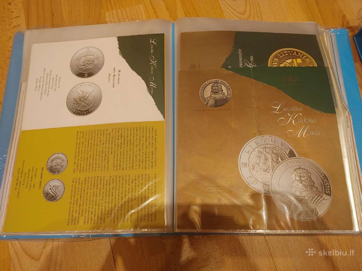 Lb monetų lankstinukai - komplektas ! 1993-2014.12 - nuotraukos Nr. 2