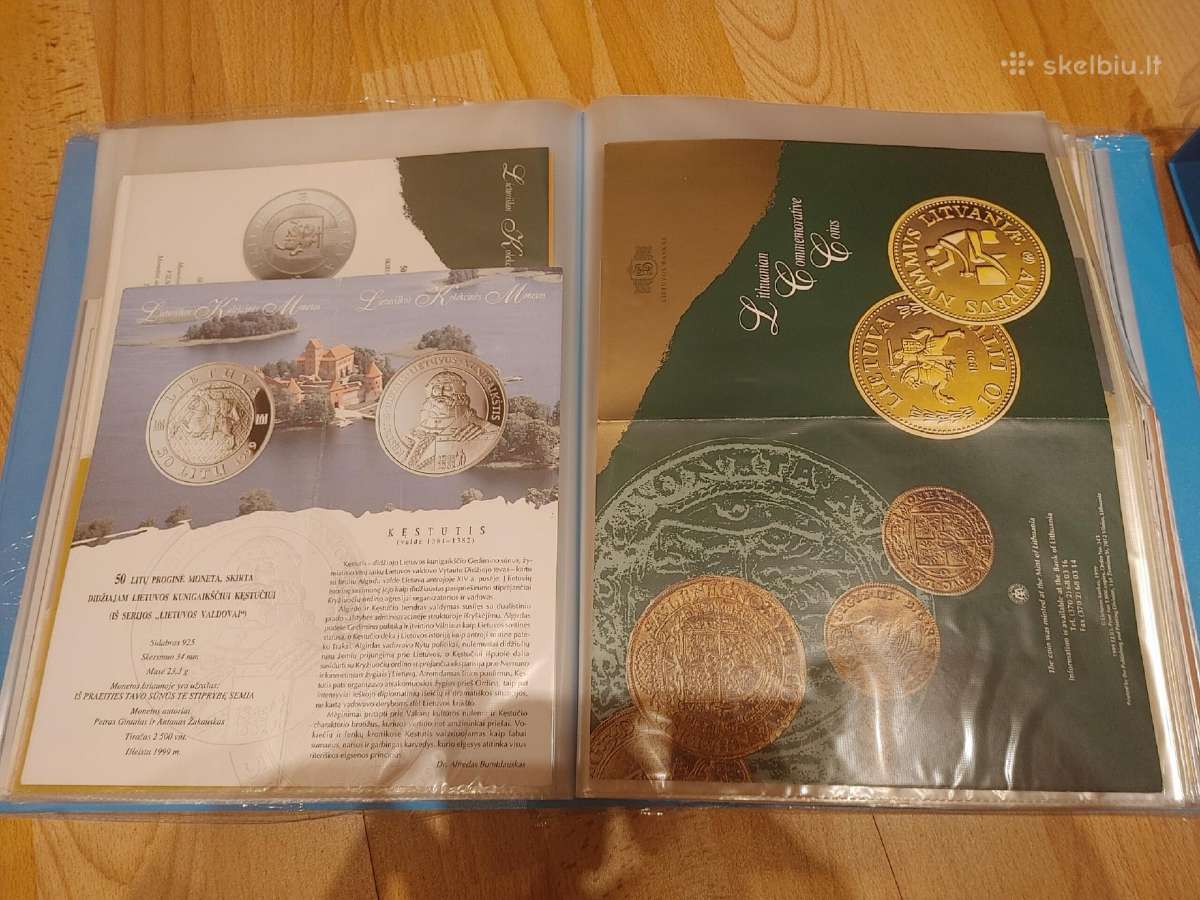 Lb monetų lankstinukai - komplektas ! 1993-2014.12 - nuotraukos Nr. 3