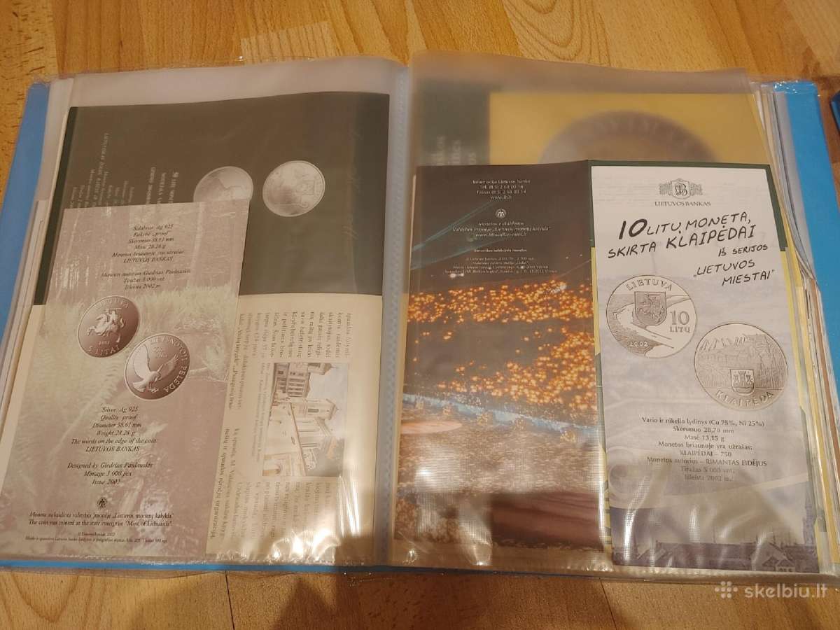 Lb monetų lankstinukai - komplektas ! 1993-2014.12 - nuotraukos Nr. 5