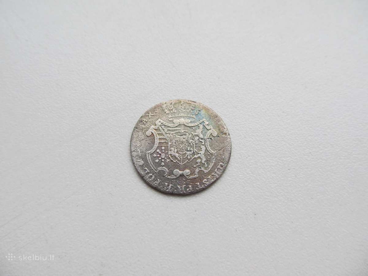 12 einen thaler , Saksonija sidabras - nuotraukos Nr. 2