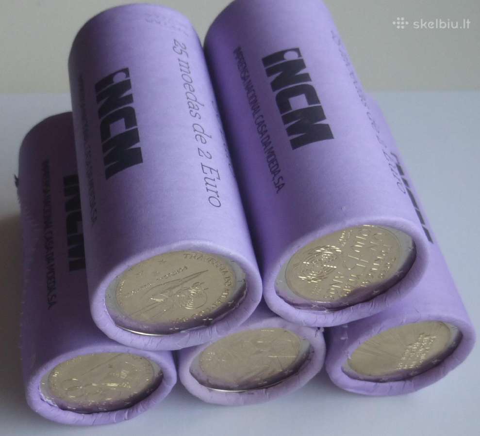 Portugalijos proginės 2€ monetos (Unc) - nuotraukos Nr. 4