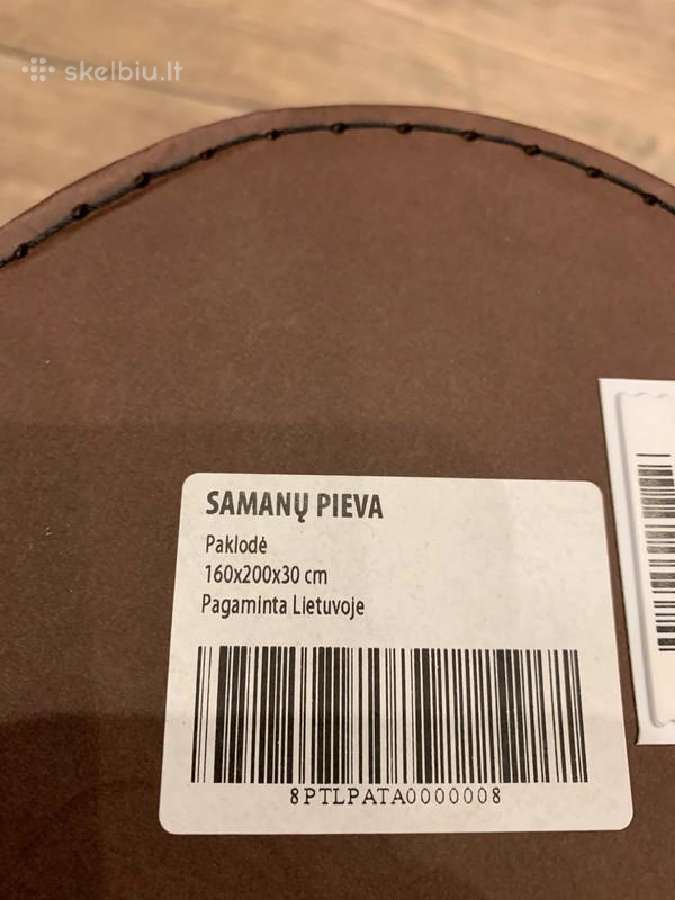 Lonas perkelio paklodė su guma Samanų pieva - nuotraukos Nr. 4