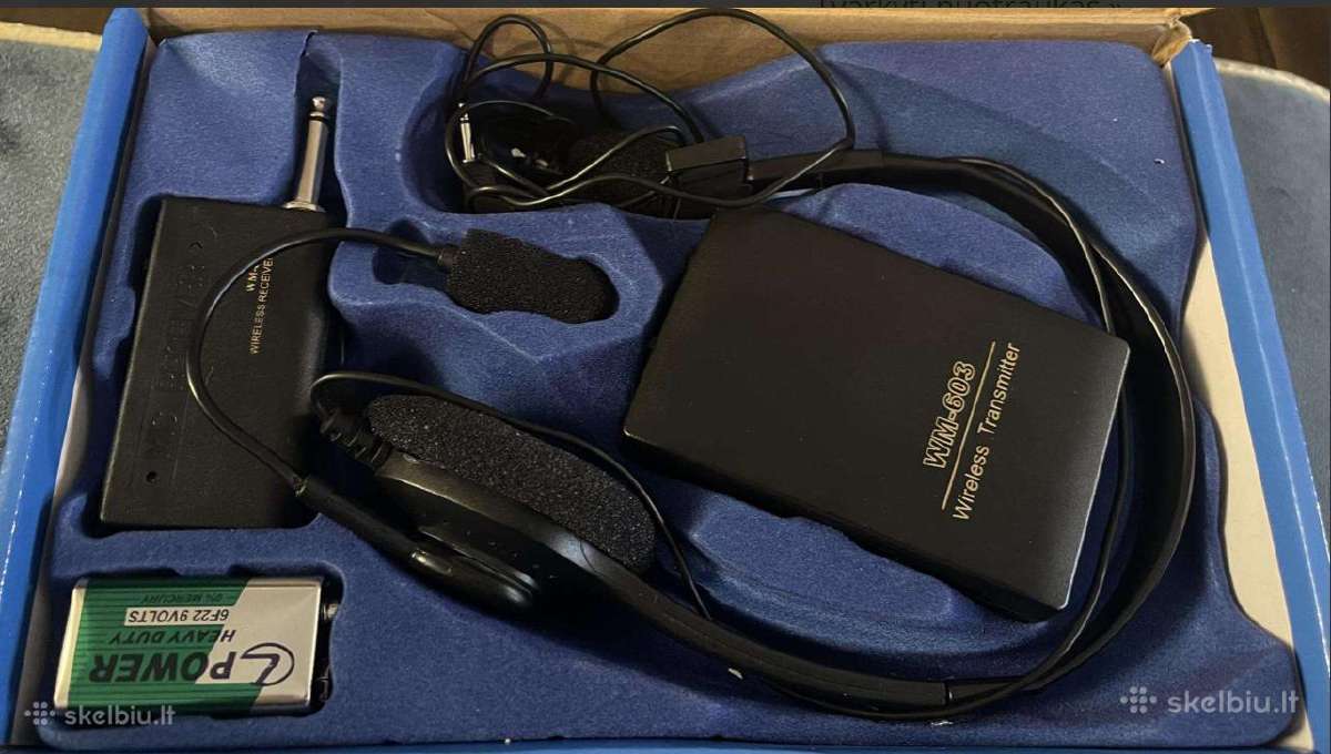Naujaswireless Tie&head Microphone Wm-603 - nuotraukos Nr. 2