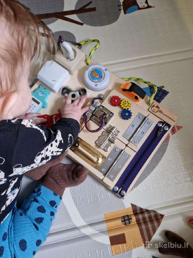 Lavinamieji žaislai/ lavinamoji lenta /busy board - nuotraukos Nr. 3