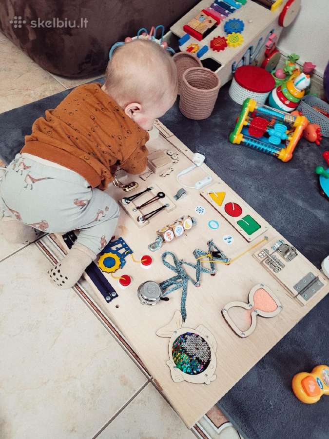 Lavinamieji žaislai/ lavinamoji lenta /busy board - nuotraukos Nr. 8