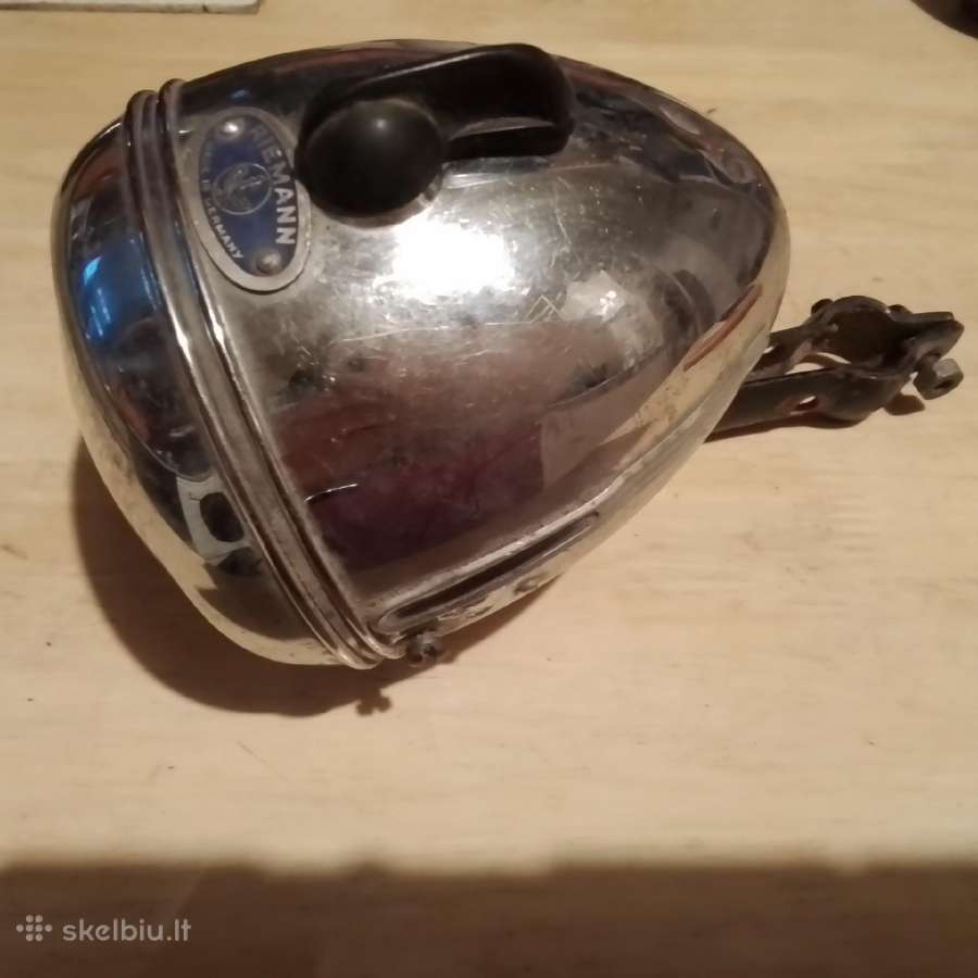 Antikvarinis vokiškas dviračiams Rieman žibintas - nuotraukos Nr. 4