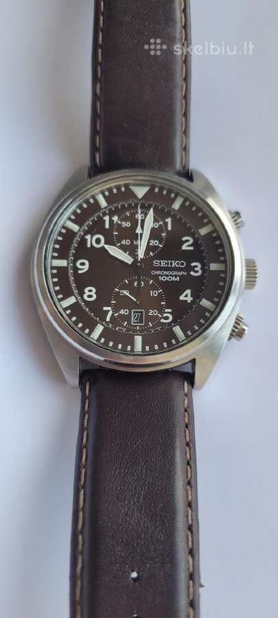 Seiko chronografas Snn241. Geras. - nuotraukos Nr. 2