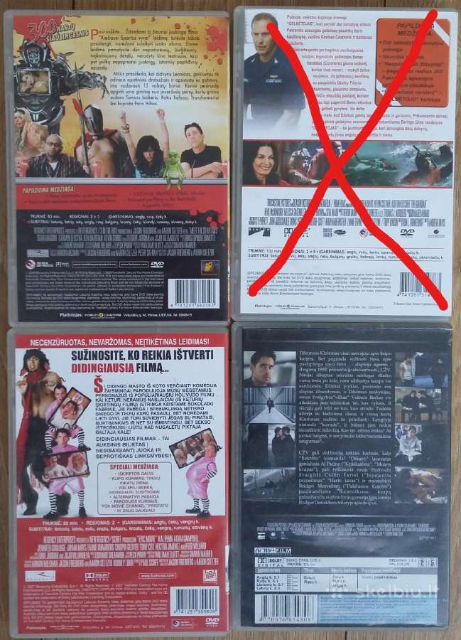 Dvd filmai 3vnt - nuotraukos Nr. 2
