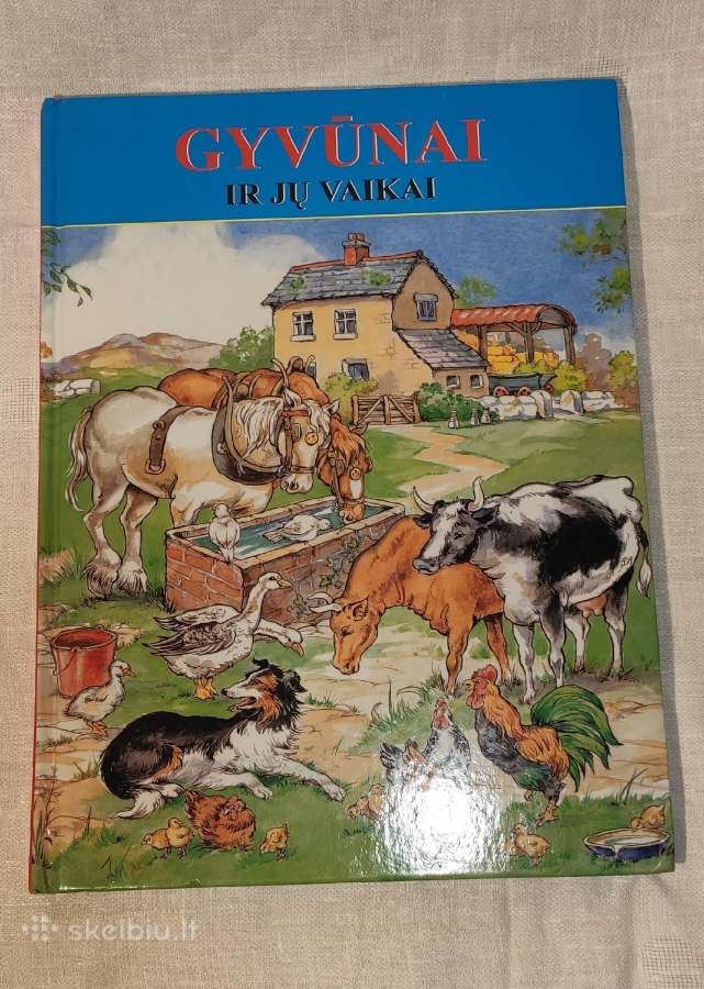 Knyga Gyvūnai ir jų vaikai