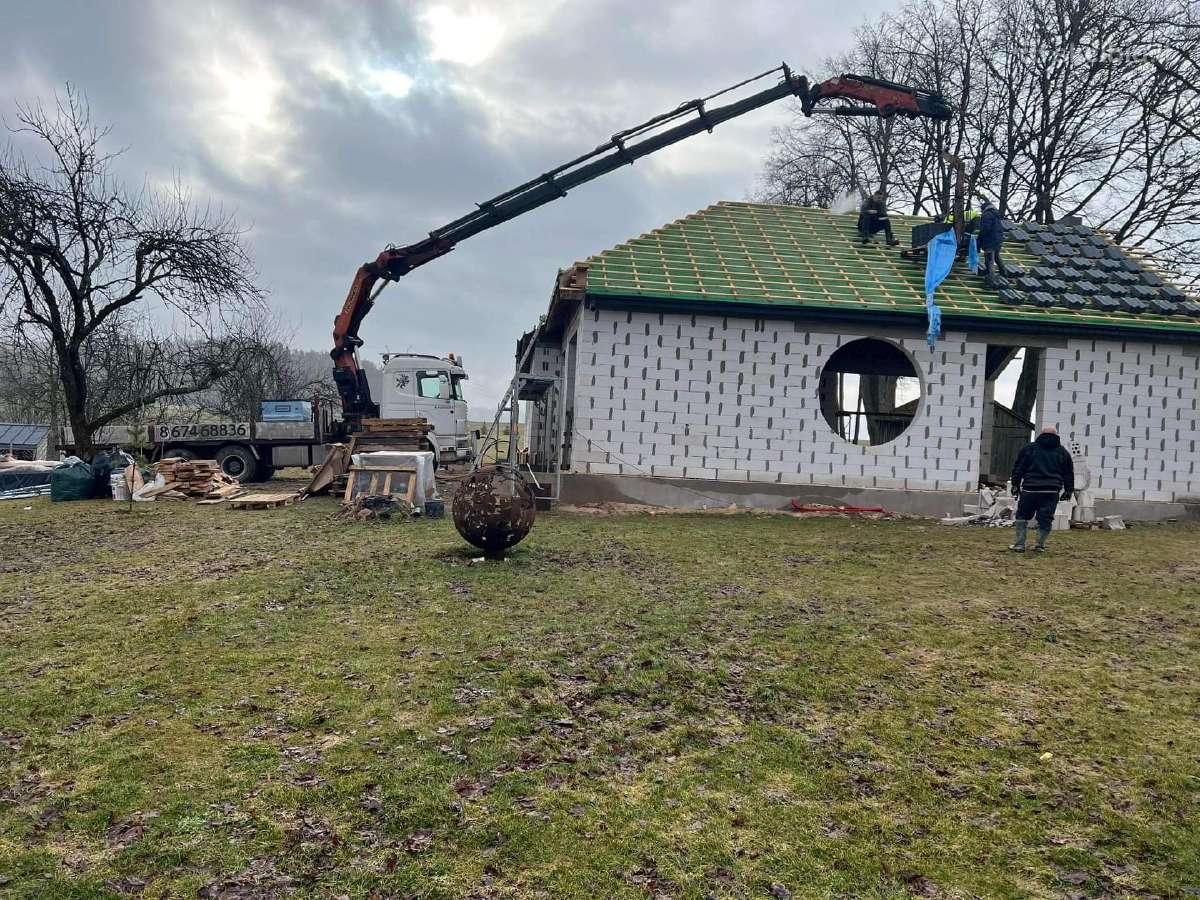 Fiskaras krovinių pervežimas kranas tralas 17m - nuotraukos Nr. 21