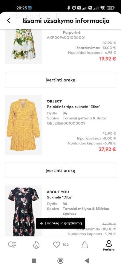 Object Palaidinės tipo suknelė 'Elise' - nuotraukos Nr. 15