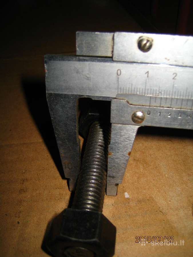 B7 plieno M12x75 mm smeigės - nuotraukos Nr. 9