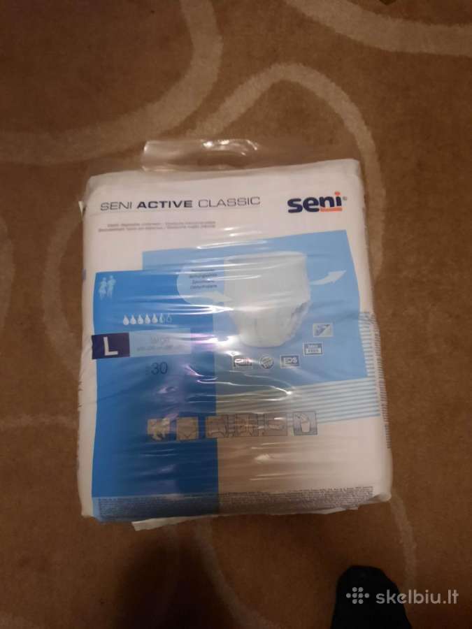 Sauskelnės keln Seni Active Classic Large 40 vnt. - nuotraukos Nr. 4