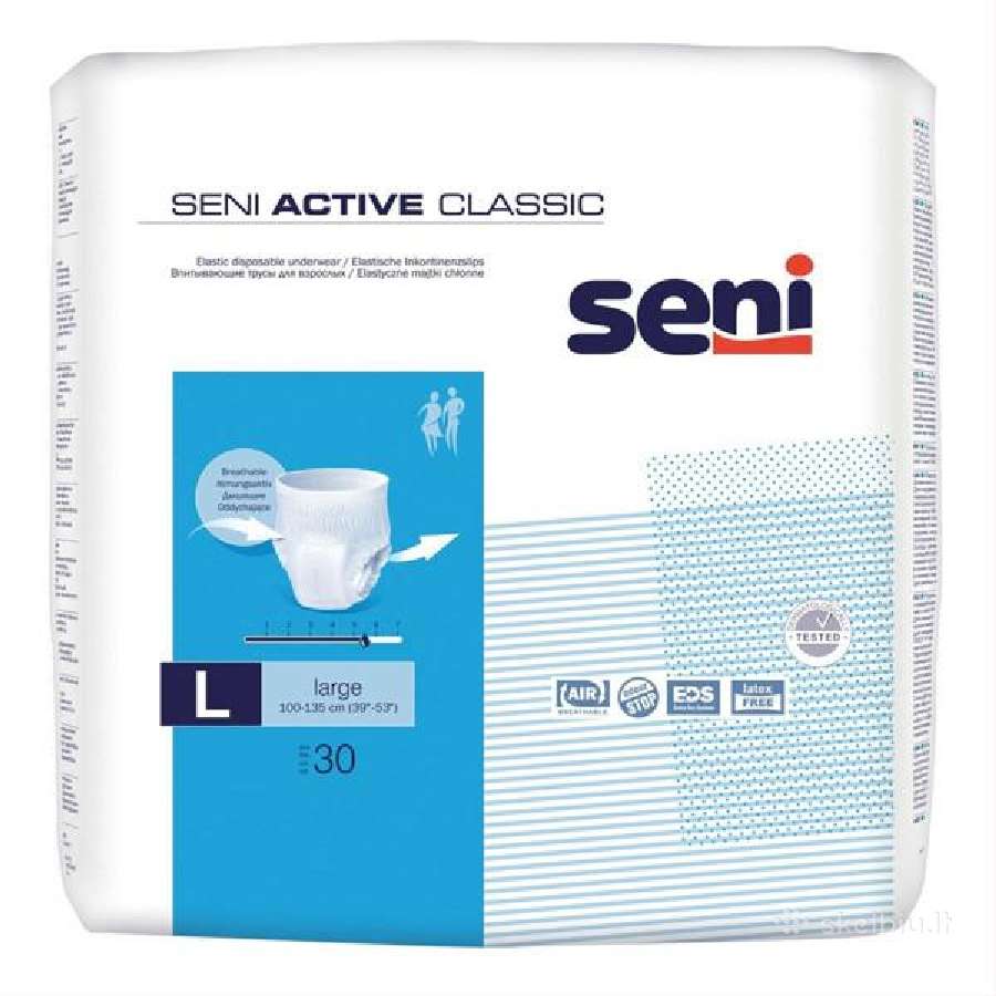 Sauskelnės keln Seni Active Classic Large 40 vnt.