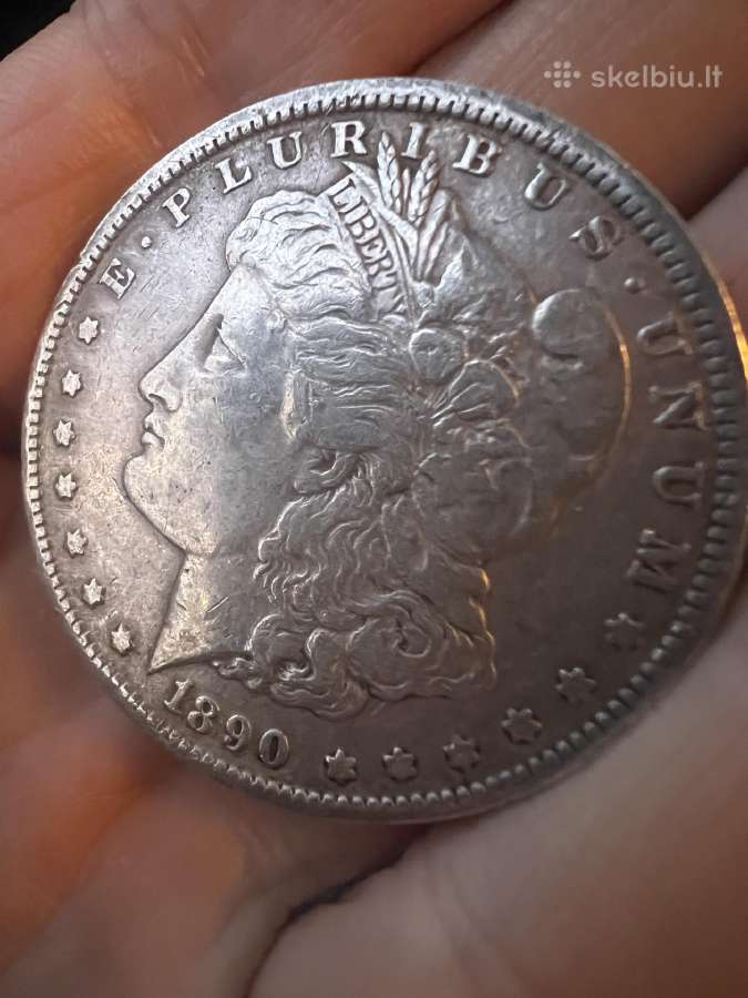 1 doleris 1890 sidabras