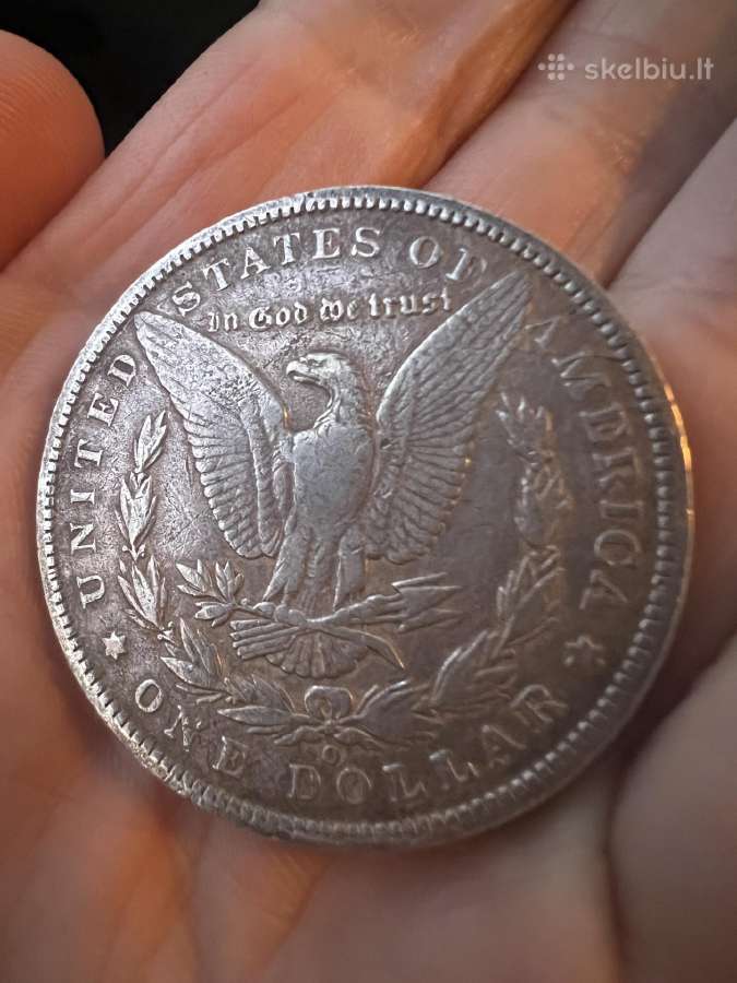 1 doleris 1890 sidabras - nuotraukos Nr. 2