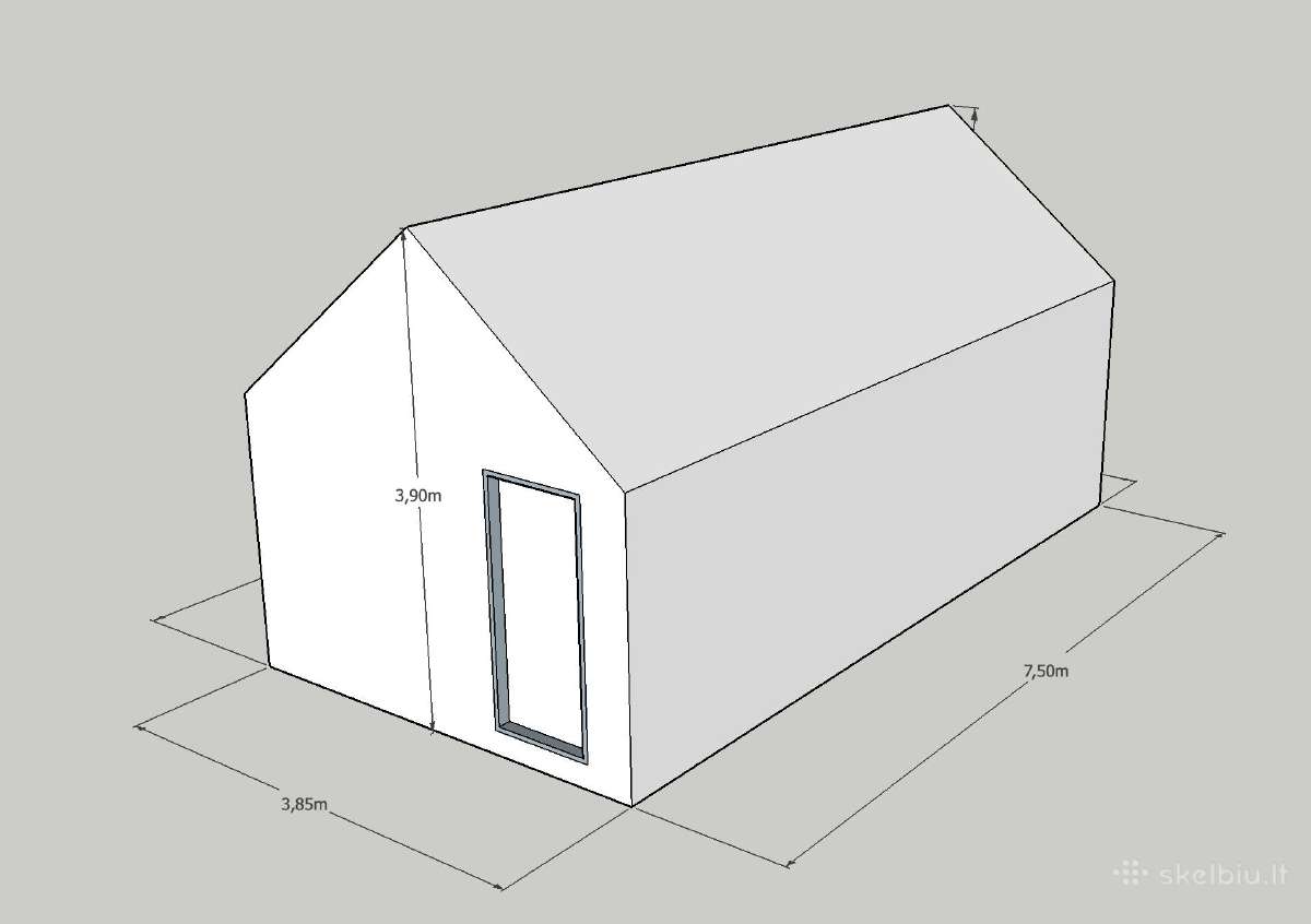 Pigiausias Mobilus Modulinis Namelis 7,5x3,85m. - nuotraukos Nr. 7