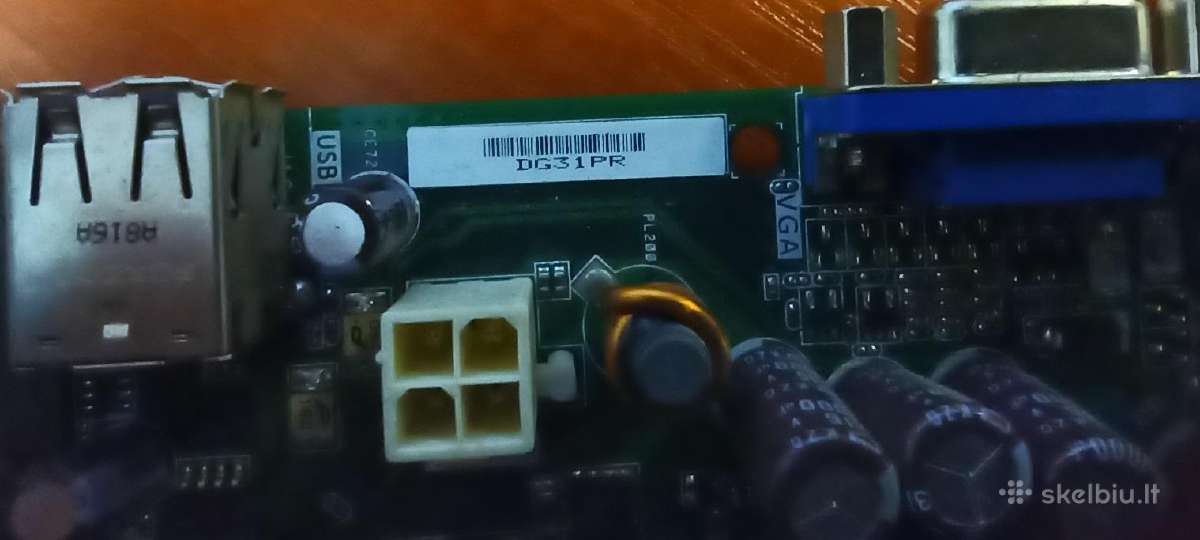 Intel Dg31pr motininė plokštė - nuotraukos Nr. 2