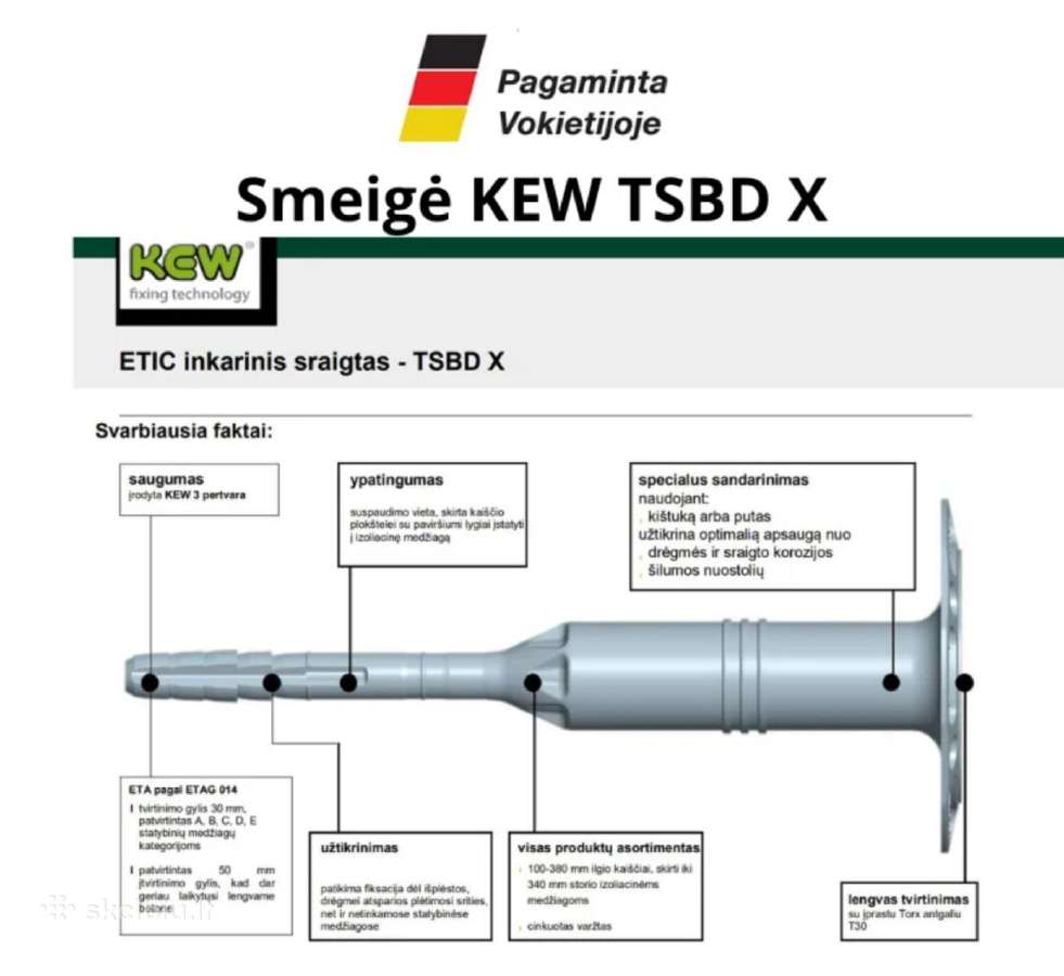 Smeigės polistirolui universalios I Gera Kaina - nuotraukos Nr. 2