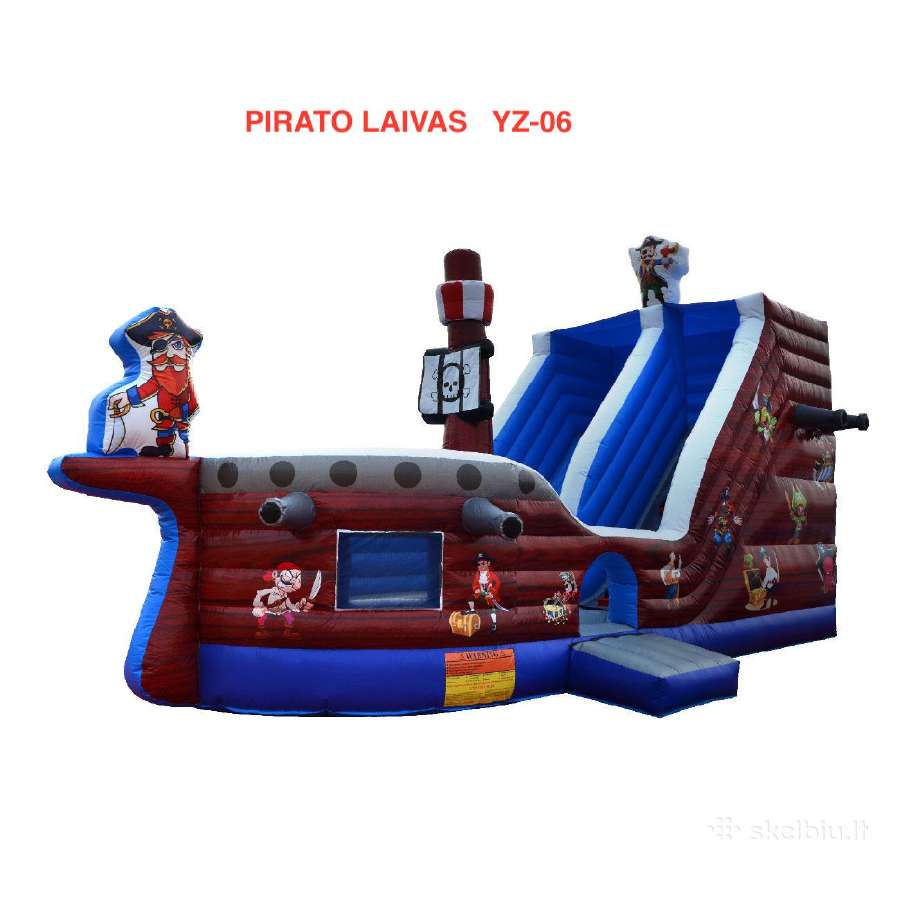 Akcija 2450€ pripučiamas batutas Pirato Laivas - nuotraukos Nr. 2