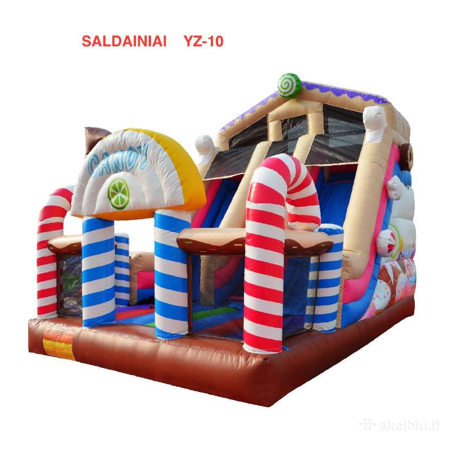 Akcija!naujas pripučiamas batutas Saldainiai