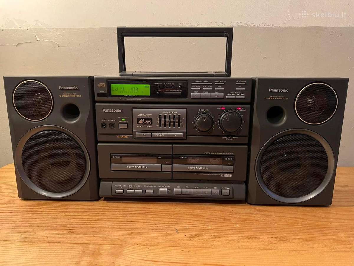 Рапаsопic Rx-dt680 Portable Stereo Component Syste - nuotraukos Nr. 2