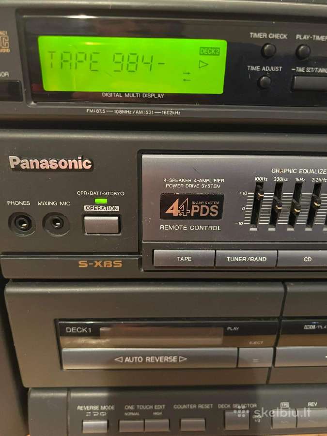 Рапаsопic Rx-dt680 Portable Stereo Component Syste - nuotraukos Nr. 4