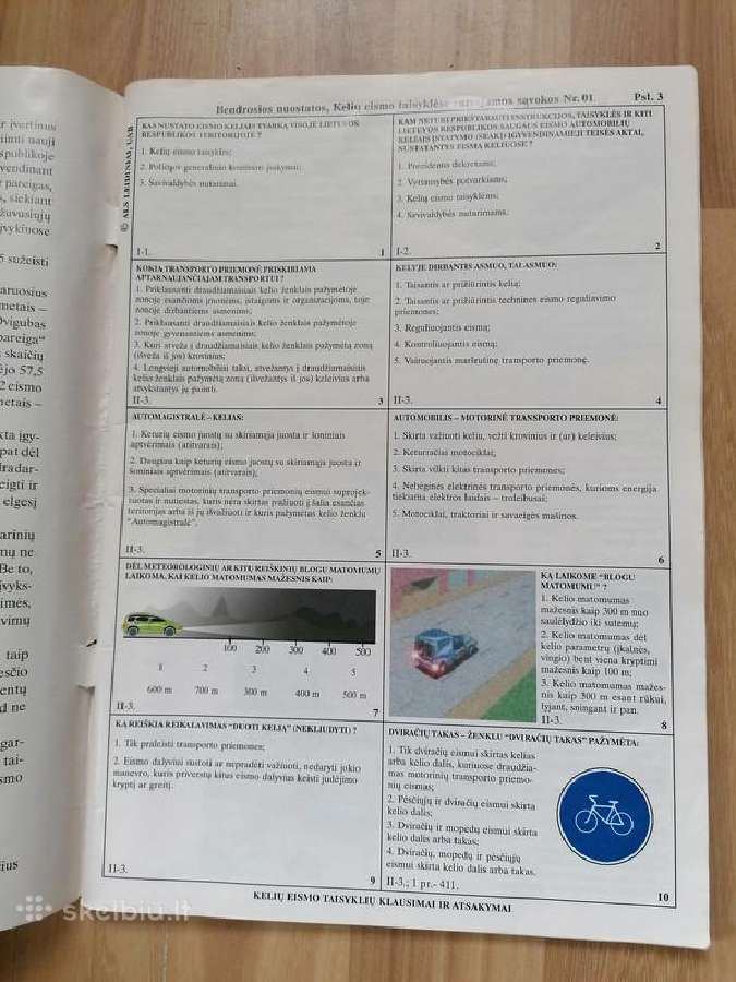 Keliu eismo taisykles su iliustracijomis, klausima - nuotraukos Nr. 8
