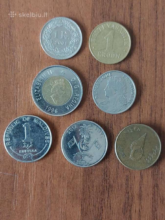 Parduodu įdomias monetas