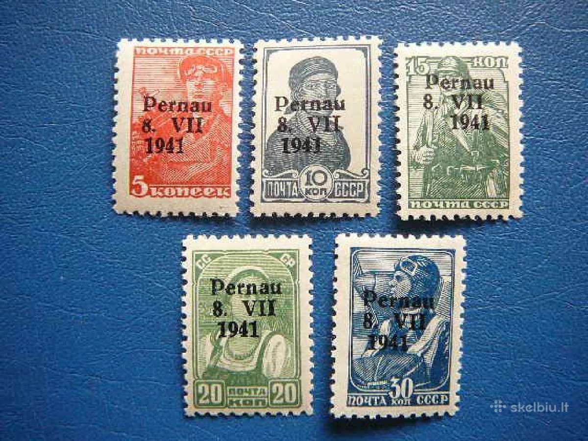 Pernau Estija Vokietija 1941 esp5/9(i)s