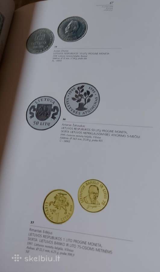 Nauja 1999m knyga apie Lietuvos pinigų istoriją - nuotraukos Nr. 3