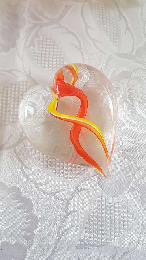 Murano stiklo širdelė